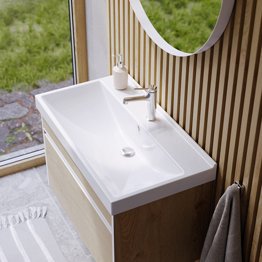 AQWELLA Urban подвесная тумба под умывальник 101,5 см, цвет дерево светлое AQWELLA Urban подвесная тумба под умывальник 101,5 см, цвет дерево светлое